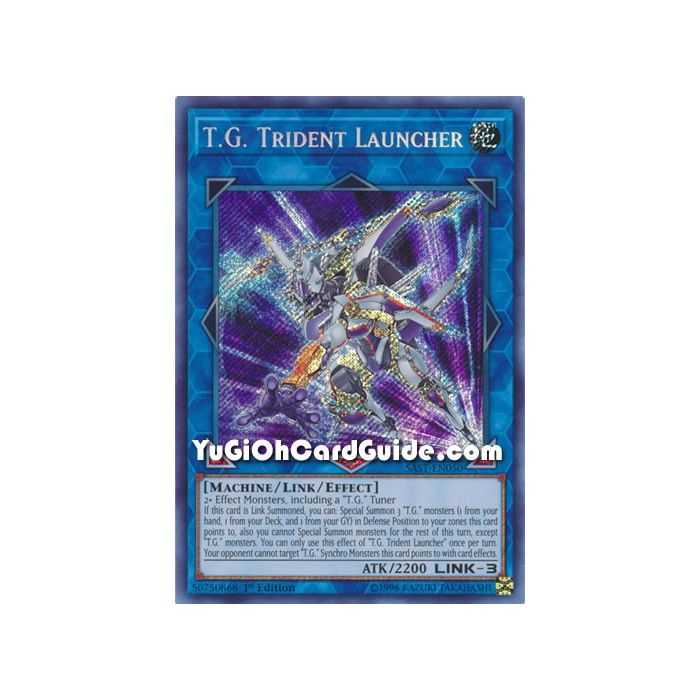 T.G. Trident Launcher (Secret Rare) – Savage Strike | Carta YUGIOH en México