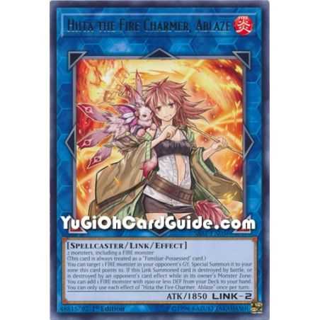 Hiita the Fire Charmer, Ablaze (Rare) – Savage Strike | Carta YUGIOH en México