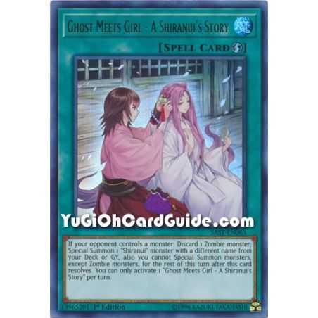 Ghost Meets Girl - A Shiranui's Story (Ultra Rare) – Savage Strike | Carta YUGIOH en México