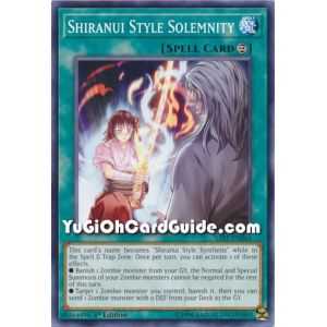 Shiranui Style Solemnity (Common) – Savage Strike | Carta YUGIOH en México
