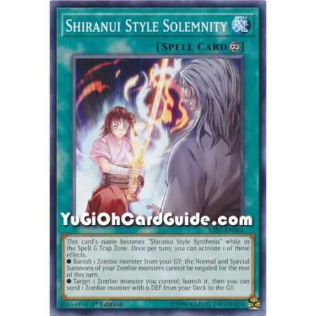Shiranui Style Solemnity (Common) – Savage Strike | Carta YUGIOH en México