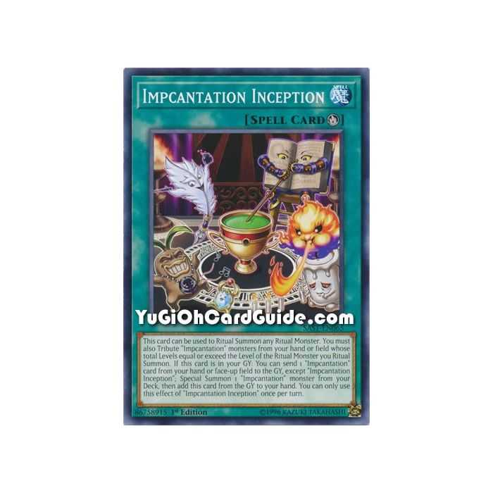 Impcantation Inception (Common) – Savage Strike | Carta YUGIOH en México