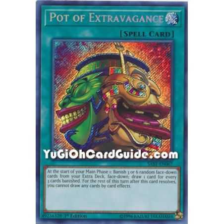 Pot of Extravagance (Secret Rare) – Savage Strike | Carta YUGIOH en México