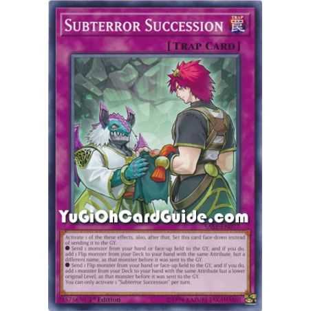 Subterrror Succession (Common) – Savage Strike | Carta YUGIOH en México