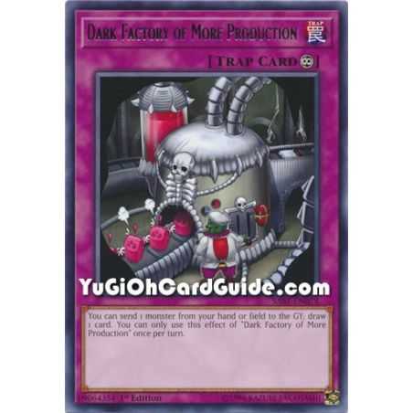 Dark Factory of More Production (Rare) – Savage Strike | Carta YUGIOH en México