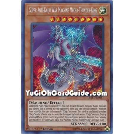 Super Anti-Kaiju War Machine Mecha-Thunder-King (Secret Rare) – Savage Strike | Carta YUGIOH en México