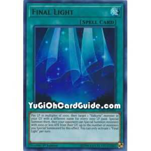 Final Light (Ultra Rare) – Savage Strike | Carta YUGIOH en México