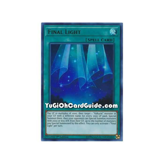 Final Light (Ultra Rare) – Savage Strike | Carta YUGIOH en México