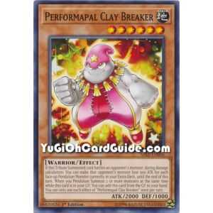 Performapal Clay Breaker (Common) – Savage Strike | Carta YUGIOH en México